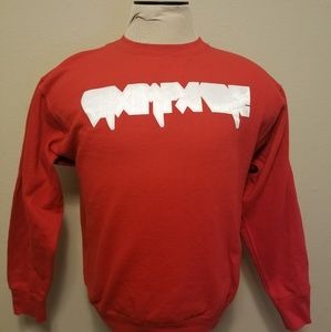 Champagne Champagnz Red Crew Neck Sweater Medium